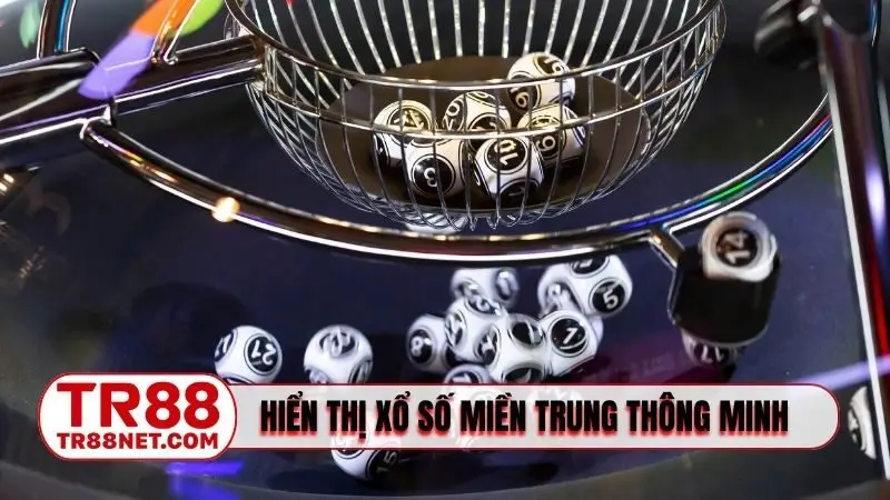 Hệ thống hiển thị xổ số miền Trung thông minh